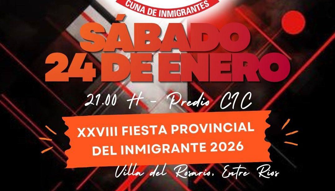 XXVIII FIESTA PROVINCIAL DEL INMIGRANTE