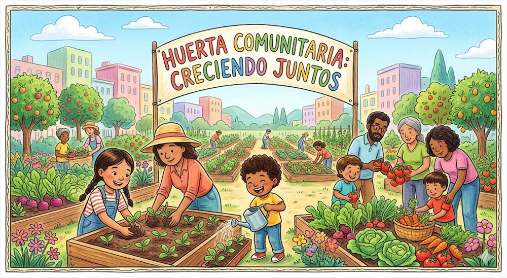 TALLER DE HUERTA PARA NIÑOS Y NIÑAS