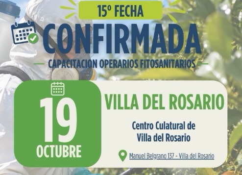 CAPACITACIÓN DE OPERARIOS FITOSANITARIOS 2026